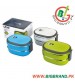 Homio Square Stainless Steel Two Layer Lunch Box